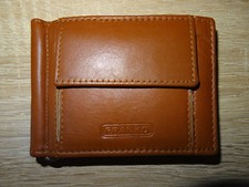 Geld Börse/Etui Portmonee Portemonaie Rind Leder Geldscheinclip Hochwertig