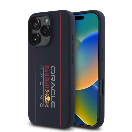 Red bull silikon vertikal logo - red,