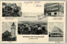 13649066 - 7291 Groembach Schreinerei Dieterle Kirche Gasthaus zum Loewen