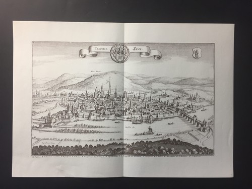 Trier kupferstich merian - kupferstich,