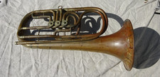 Alte Bass Trompete ca. 55/23 cm