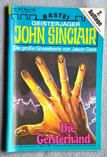 John sinclair auflage - john, band