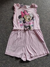 Mädchen - rosa Jumpsuit kurz