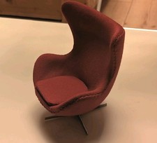 Arne Jacobsen Egg Chair Miniatur Modell 1:6 Denmark
