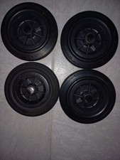 4 RÄDER Durchmesser 160 mm für Leiterwagen  Sackkarrenrad Basteln Vollgummi  Neu