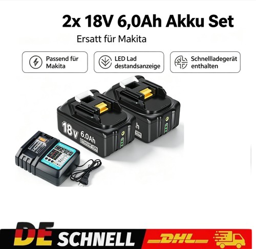 18v 0ah für - 18v/6,0ah, akku