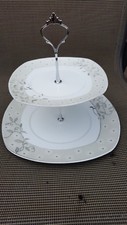 Etagere porzellan. Silber