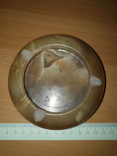 Aschenbecher aus onyx marmor - aus,