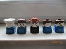 Lego Duplo-5 alte Figuren 1977