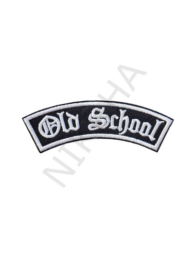 Old school aufnäher patch - school,