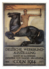 Deutsche Werkbundausstellung Kunst Handwerk Köln Peter Behrens Werbung 1206