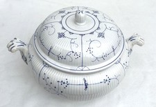 XXL Terrine Topf 38 cm Steingut VILLEROY & BOCH wie BOCH "Copenhague" blauweiss