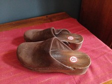 Berkemann velour clogs - velour,
