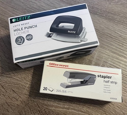 Büro set locher von - locher,