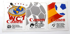 3er werbe aufkleber set - werbe-aufkleber, canon