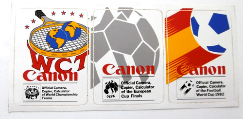 3er werbe aufkleber set - 3er, canon
