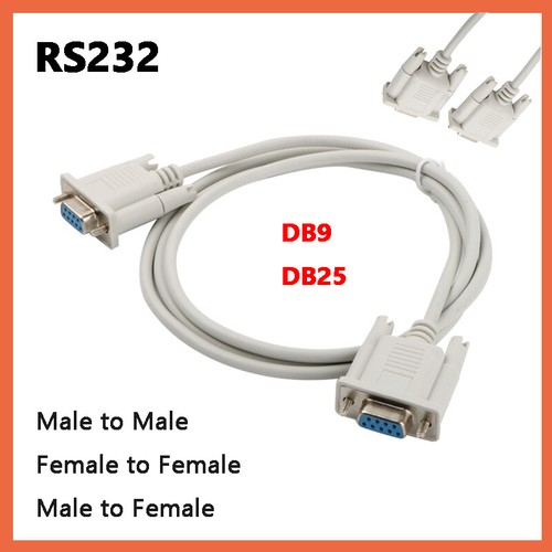 Rs232 kabel seriell dsub - seriell,