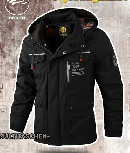 Herren kaputzenjacke parka - herren, kaputzenjacke,parka