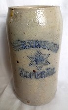 VK Bierkrug-  Würzburger Hofbräu --  1L vorne -gestempelt --