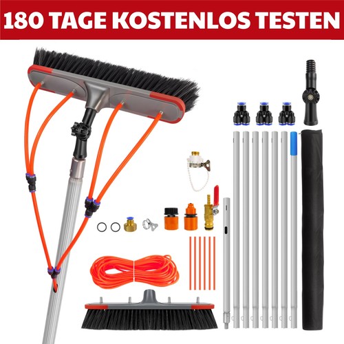 Waschbürste stange - waschbürste, 7m