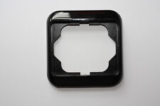 Busch & Jäger alpha nea 1-fach Rahmen in basalt schwarz glänzend