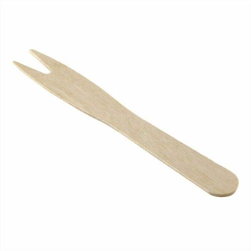 Pommes frites gabel aus - aus, holz