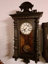 Regulator Wanduhr Pendeluhr (Gustav  Becker)  Holzkasten seltene Antiquität