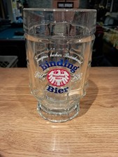 Glaskrug der Brauerei Binding Bier aus Frankfurt 0,4l