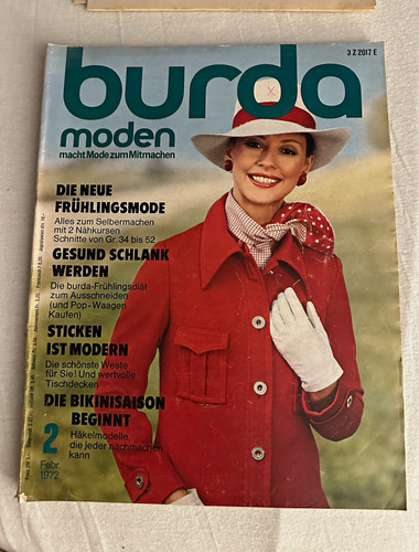 Burda moden februar 1972 - februar, 2