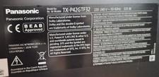Ersatzteile für Panasonic TX-P42GTF32