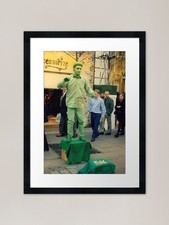 Der grüne Mann. Gerahmter