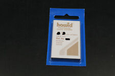 Hawid Klemmtaschen Schwarz 50 Stück 21,5 x 26 mm HA6024