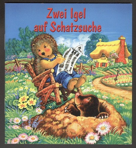 Zwei igel auf schatzsuche - auf, schatzsuche,