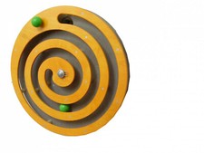 Wandspiel kugelspirale gelb - wandspiel,