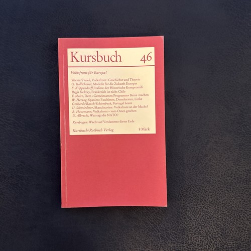 Kursbuch volksfront für - -,