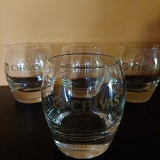 4 X Chivas Regal Whsikey Glas Tumbler Rund Whiskyglas 2cl / 4cl M14 Cristal 0866