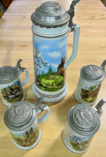 Lichte porzellan bierkrug set - lichte,