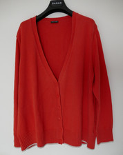 Gerry Weber dicke Damen Strickjacke Gr. 48 Rot Langarm