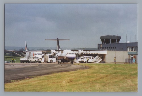 Exeter flughafen postkarte - exeter,