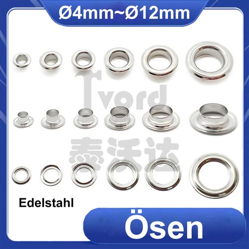 ösen edelstahl ø4mm ø12mm - Ösen,