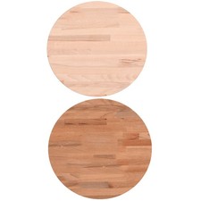 Runde Tischplatte Holzplatte Ersatztischplatte Unbehandeltes Massivholz Buche