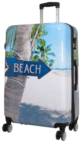 Großer koffer mit beach - großer,