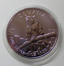Kanada 5 CAD Dollar 2012 Puma Wildlife Serie 999,9er Silber 1oz bfr. unc.