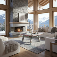 Voglauer Anno 1700 altblau blau Couchtisch Tisch Wohnzimmer Sofatisch Holztisch