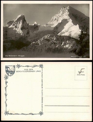 Ansichtskarte berchtesgaden - ansichtskarte,