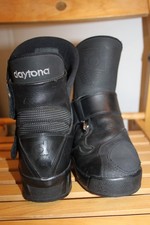 DAYTONA  DAMEN MOTORRAD HALB-STIEFEL GR.40, LEDER, SCHWARZ,SPORT-PRO,NEUWERTIG