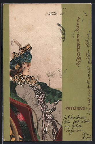 Künstler raphael kirchner - künstler-ak,