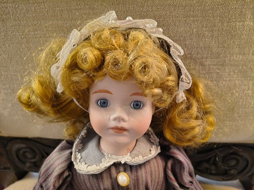 Porzelanpuppe antik 39cm - 39cm,