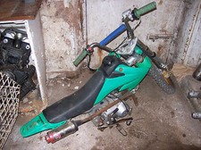 Pitbike 110 Kotflügel hinten Kotflügel und Sitzsattel Scheunenfund