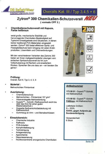 Schutzanzug chemieschutzanzug - schutzanzug,
